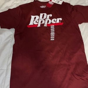 Maroon Dr Pepper shirt